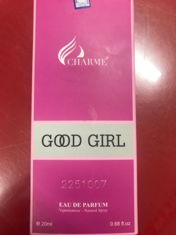 Nước hoa charrme good girl 20ml cá tính