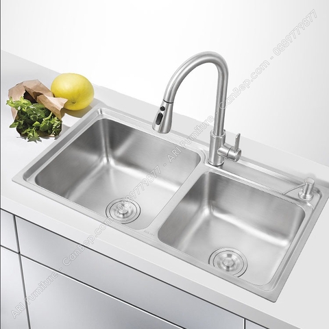 Chậu Rửa Chén 81x43cm - inox 304