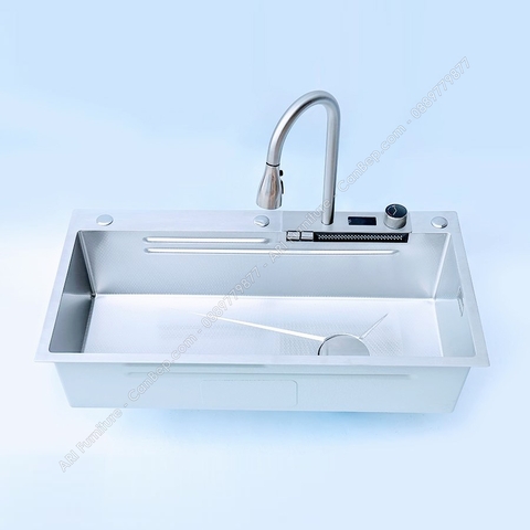 Chậu Rửa Chén 90x46cm Vòi Nhiệt Độ Dày 3.0mm - inox 304