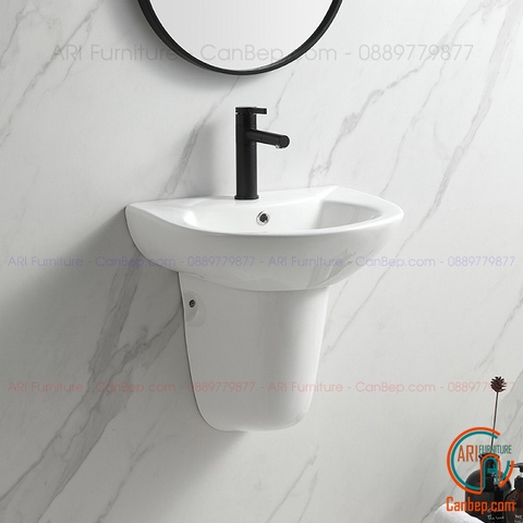 Lavabo Chân Treo LWB02 Trắng