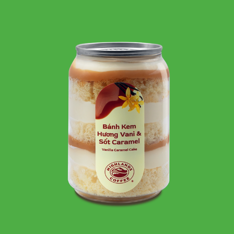 Bánh Kem Hương Vani & Sốt Caramel