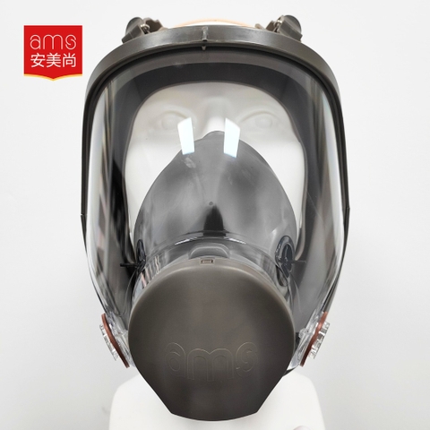 Respirator A680 Full-Face Gas Mask (Brand: AMS, Full face, Made of silicone rubber, Box contains 1 piece) Mặt nạ chống độc