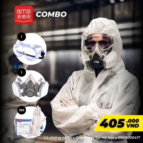 Combo Ams bảo hộ hóa chất CA620