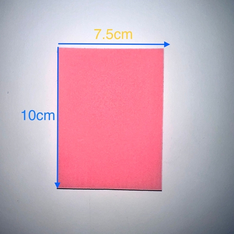 Giấy nhám xốp hạ cam 75*100 không cần đệm trung gian