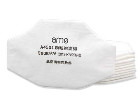 Miếng lọc Ams lọc hạt chuẩn KN95 GB2525-20219 cho mặt nạ Model: A4501 (hộp 10 cái)