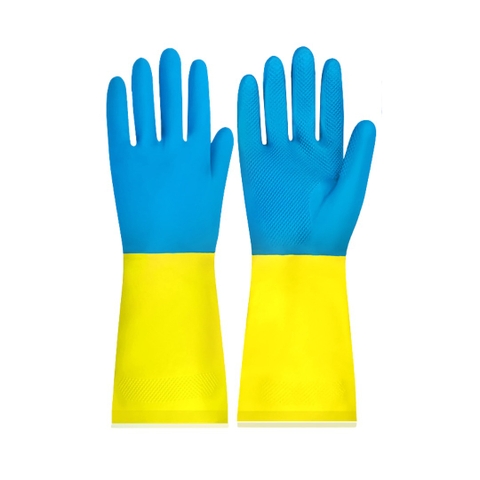 Găng tay Ams chống Axit - Kiềm bằng cao su Chloropren Neoprene xăng dầu model: A520