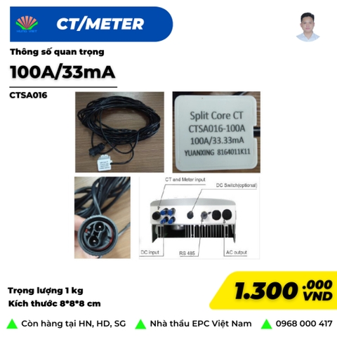 Thiết bị đo cường độ dòng điện dùng cho HTDMT CTSA016-100A