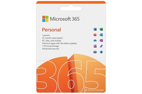 Phần mềm Microsoft 365 Personal Subscr PK Lic 1YR Online APAC EM ESD (EP2-32313) -Key điện tử