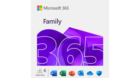 Phần mềm Microsoft 365 Family Subscr PK Lic 1YR Online APAC EM ESD (EP2-36890)