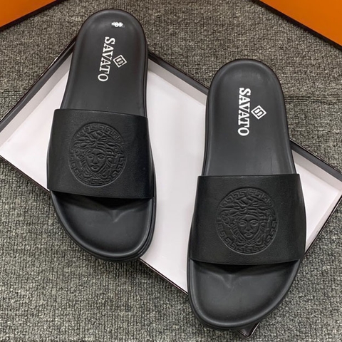 Dép nam da bò thật SAVATO chính hãng T222-01