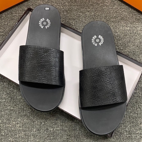 Dép nam da bò thật POIOSS chính hãng T2711