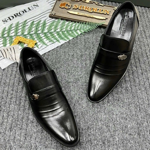 Giày nam da bò cao cấp S.DROLUN chính hãng 3009-3