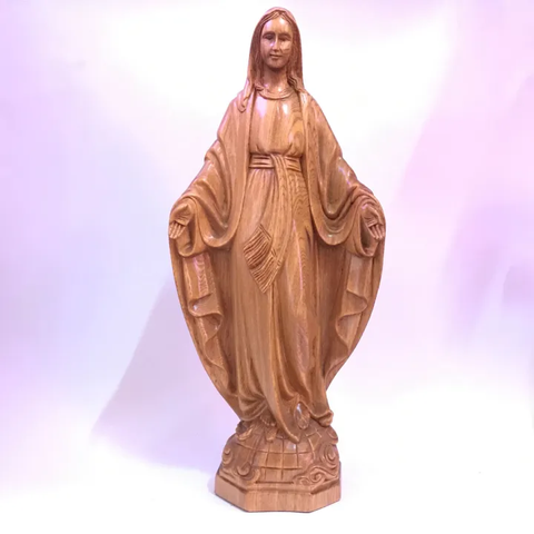 TƯỢNG GỖ ĐỨC MẸ BAN ƠN