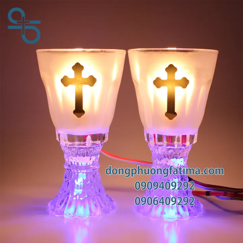 2 CÂY LY ĐÈN ĐIỆN K2 (14CM) (Điện 220V)