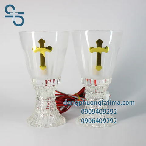 2 CÂY LY ĐÈN ĐIỆN K2 (14CM) (Điện 220V)