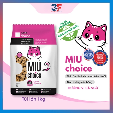 Thức ăn cho mèo Miu Choice - 1kg |