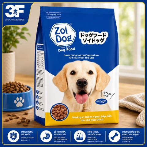 Thức Ăn hạt cho chó Zoi Dog - 1kg |