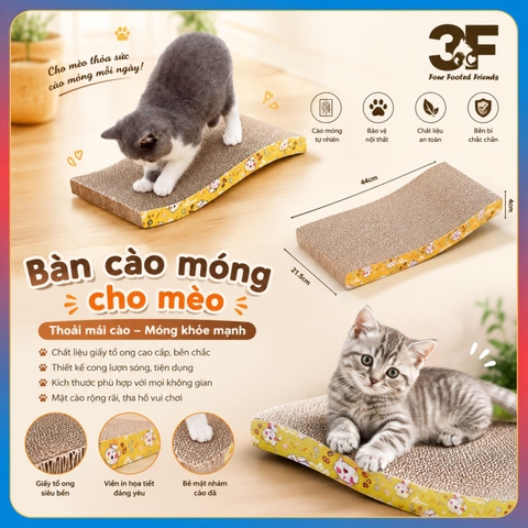 Phụ kiện cho mèo | Bàn Cào Móng Cho Mèo 5 Kiểu Dáng Đa Dạng