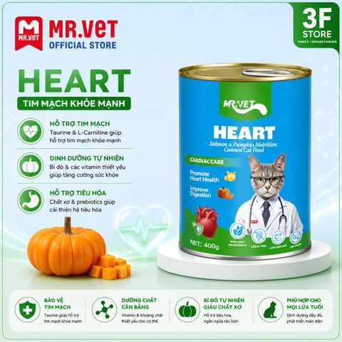 Pate dành cho mèo Mr.Vet - lon 400g |