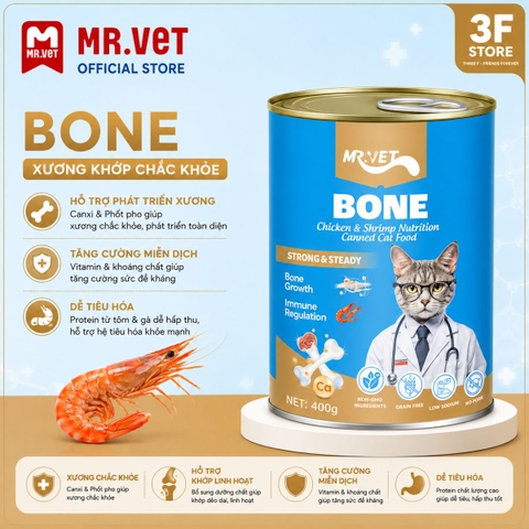 Pate dành cho mèo Mr.Vet - lon 400g |