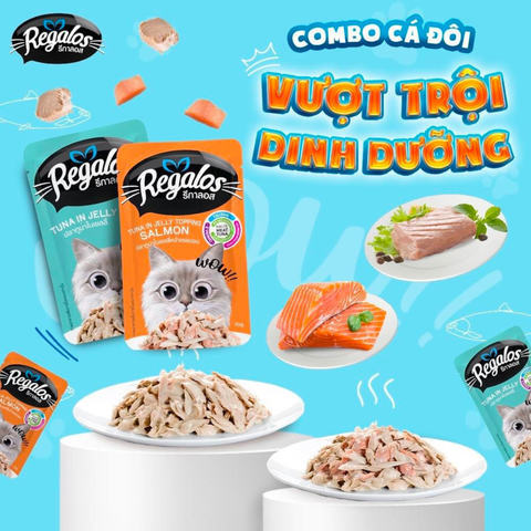 Pate Regalos Dành Cho Mèo Nhiều Vị Gói 70g