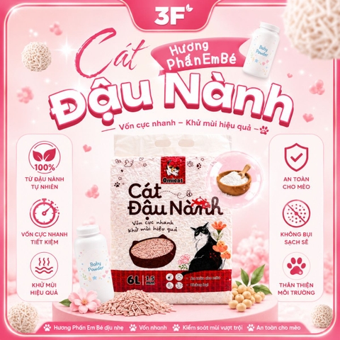 Cát Vệ Sinh Đậu Nành OMICAT - 6L/2kg