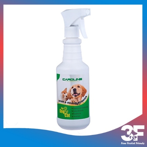 Xịt Môi Trường Caroline Khử Mùi Và Vết Dơ Thú Cưng Chai 450Ml