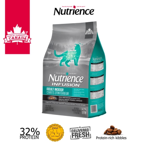 Thức Ăn Hạt Khô Cho Mèo Trưởng Thành Nutrience Infusion Adult Indoor