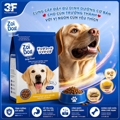 Thức Ăn hạt cho chó Zoi Dog - 1kg |