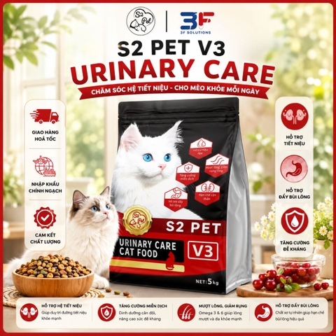 Thức ăn hạt cho mèo S2PET - túi chiết 1kg |