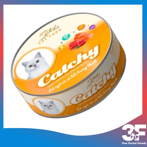 Pate Thức Ăn Ướt Cho Mèo Catchy Lon 160g