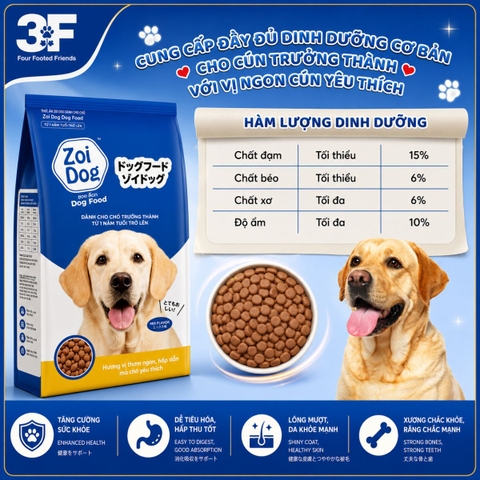 Thức Ăn hạt cho chó Zoi Dog - 1kg |