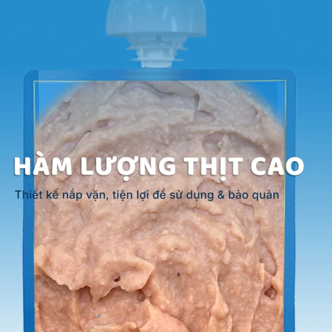 Pate Nắp Vặn Faenbei Cho Mèo 90g - Pate Mịn Dễ Ăn, Bổ Sung Taurine & FOS Hỗ Trợ Tiêu Hóa