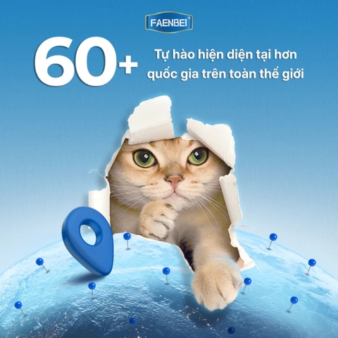 Pate Nắp Vặn Faenbei Cho Mèo 90g - Pate Mịn Dễ Ăn, Bổ Sung Taurine & FOS Hỗ Trợ Tiêu Hóa