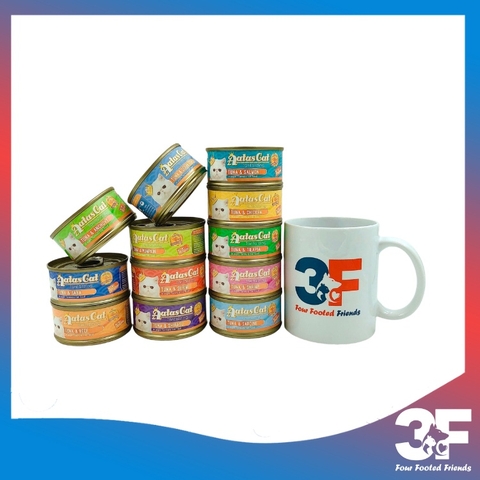 Pate Aatas Cat Cho Mèo Mọi Lứa Tuổi Vị Cá Ngừ Mix Lon 85G