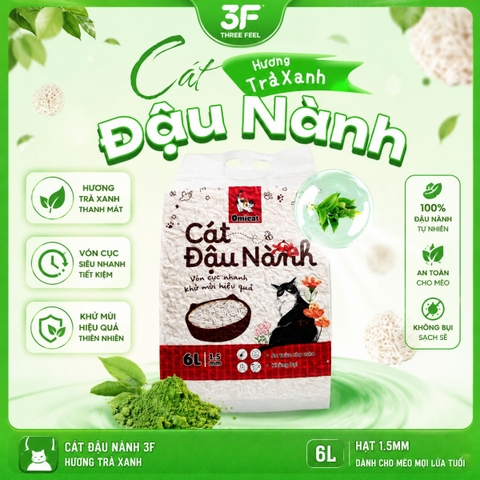 Cát Vệ Sinh Đậu Nành OMICAT - 6L/2kg