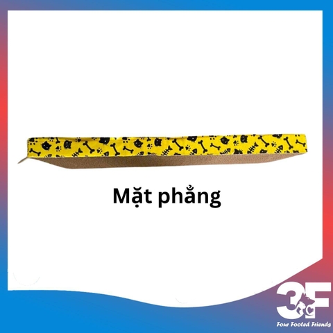 3F Bàn Cào Móng Cho Mèo Kích Thước 44x21.5cm - Giúp Mèo Giải Trí & Bảo Vệ Đồ Dùng Trong Nhà - Chất Liệu Carton An Toàn - Di Chuyển Dễ Dàng