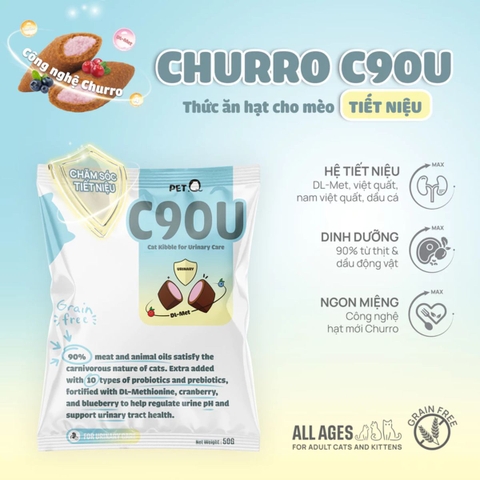 Hạt Mèo Churro PetQ - 50g |