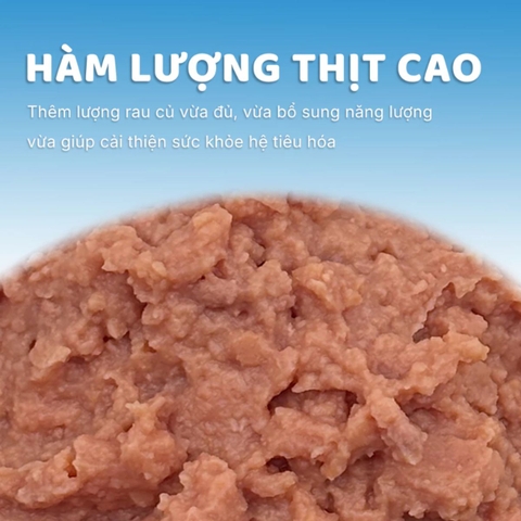Pate Lon Faenbei Cho Chó 375g Thịt & Rau Củ Cao Cấp - Thức Ăn Ướt Dễ Tiêu, Giàu Đạm & Vitamin