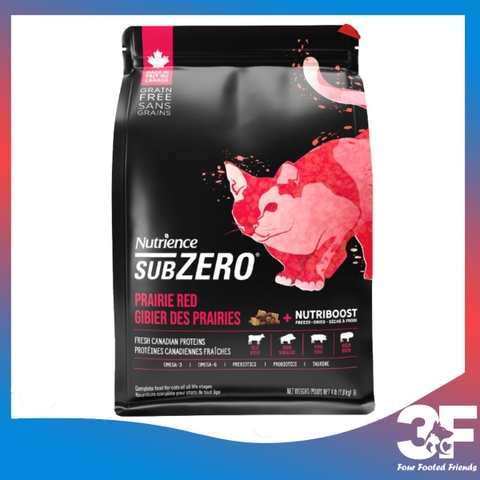 Thức ăn hạt cho mèo Nutrience Subzero - Thịt bò, thịt cừu, lợn rừng, cá hồi, cá tuyết |