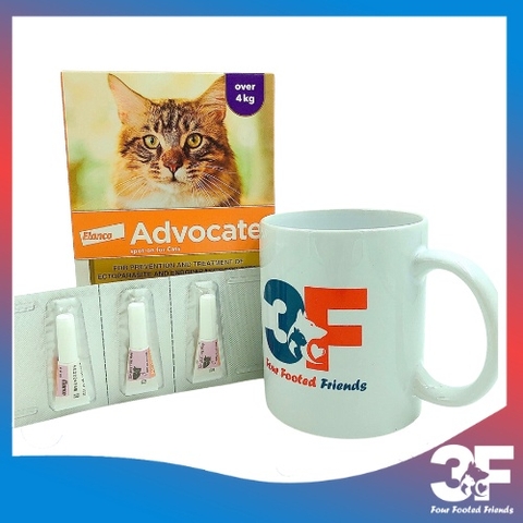Tuýp Nhỏ Gáy Trị Ve Và Ký Sinh Trùng Advocate Cho Mèo 4 - 8Kg