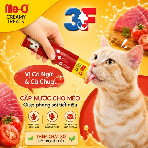 Súp Thưởng Me-o Creamy Treat Dành Cho Mèo Nhiều Vị