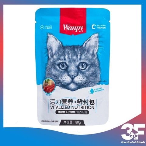 Pate cho mèo Wanpy - gói 80g |