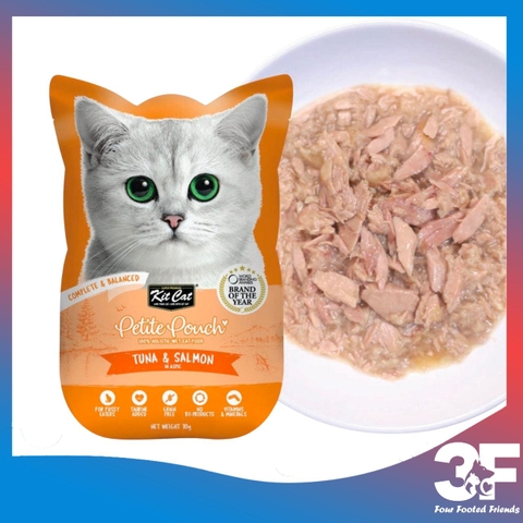 Pate Mèo Kit Cat Petite Pouch Gói 70g - Thức ăn ướt cho mèo kén ăn, dinh dưỡng, thơm ngon, nhiều hương vị, tiện lợi