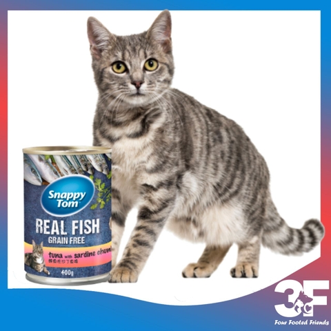 Pate cho mèo Snappy Tom - lon 400g |