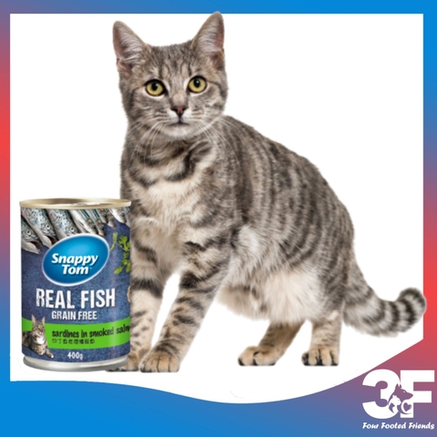 Pate cho mèo Snappy Tom - lon 400g |