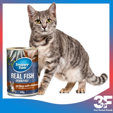 Pate cho mèo Snappy Tom - lon 400g |