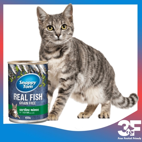 Pate cho mèo Snappy Tom - lon 400g |