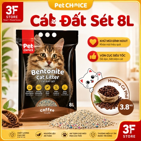 Cát vệ sinh Đất Sét Petchoice |