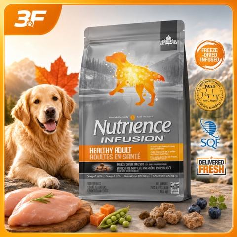 Thức Ăn Hạt cho chó Nutrience Infusion - Vị Thịt Gà Và Rau Củ Quả |